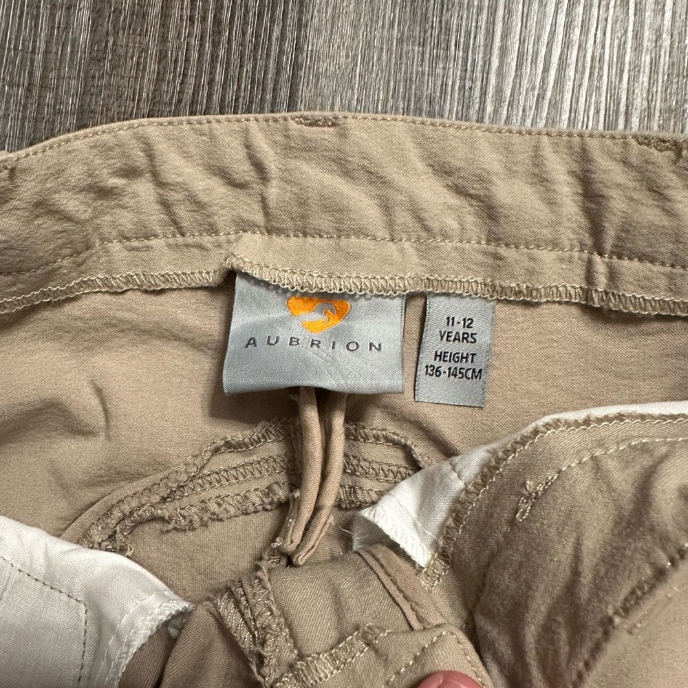 Kids Tan Riding Pants - Picture 4 of 4